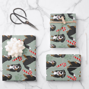 Bernese Mountain Dog Christmas Geschenkpapier Set