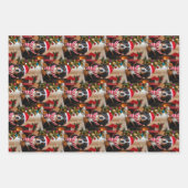 Bernese Mountain Dog Christmas Geschenkpapier Set (Vorderseite 3)