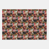 Bernese Mountain Dog Christmas Geschenkpapier Set (Vorderseite 2)
