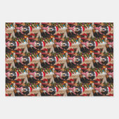 Bernese Mountain Dog Christmas Geschenkpapier Set (Vorderseite)