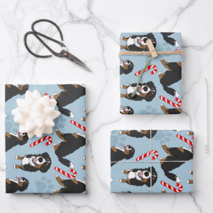 Bernese Mountain Dog Christmas Geschenkpapier Set