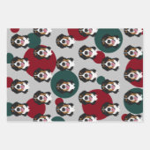 Bernese Mountain Dog Christmas Geschenkpapier Set (Vorderseite)