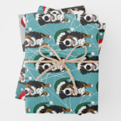 Bernese Mountain Dog Christmas Geschenkpapier Set (Beispiel)