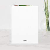 Bernese Mountain Dog Christmas Karte (Rückseite)