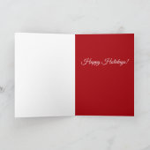 Bernese Mountain Dog Christmas Karte (Innenseite)