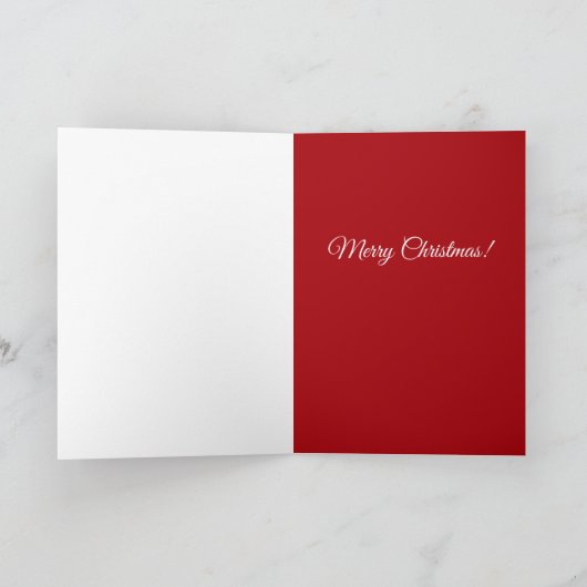 Bernese Mountain Dog Christmas Karte (Innenseite)