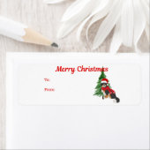 Bernese Mountain Dog Christmas Labels (Insitu)