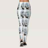 Bernese Mountain Dog Christmas Leggings (Rückseite)