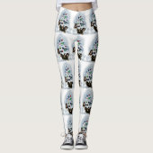 Bernese Mountain Dog Christmas Leggings (Vorderseite)