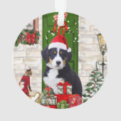 Bernese Mountain Dog Christmas Ornament (Rückseite)