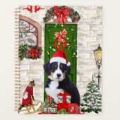 Bernese Mountain Dog Christmas Planer (Vorderseite)