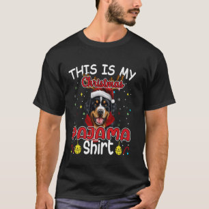 Bernese Mountain Dog Christmas Rentier Santa X-ma T-Shirt
