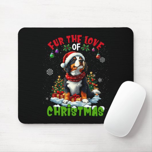 Bernese Mountain Dog Christmas Tree Decorations Do Mousepad (Mit Mouse)