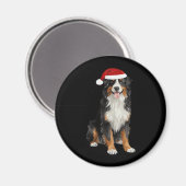 Bernese Mountain Dog Christmas Tree Hund Welpe Wat Magnet (Vorderseite/Rückseite)