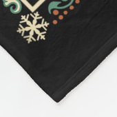 Bernese Mountain Dog Christmas Vibes Dog Santa Cla Fleecedecke (Ecke)