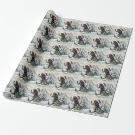 Bernese Mountain Dog Christmas Wrapping Paper Geschenkpapier
