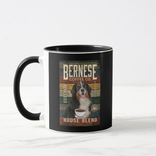 Bernese Mountain Dog Coffee Tasse (Links)