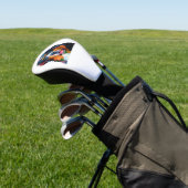 Bernese Mountain Dog Colorful Golf Headcover (In SItu)