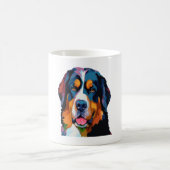 Bernese Mountain Dog Colorful Kaffeetasse (Mittel)