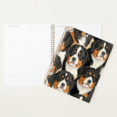 Bernese Mountain Dog Decorative Nahtloses Muster Planer (Anzeige)