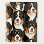 Bernese Mountain Dog Decorative Nahtloses Muster Planer (Vorderseite)