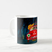 Bernese Mountain Dog Driving Car Beängstigend Hall Kaffeetasse (Vorderseite Links)