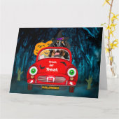 Bernese Mountain Dog Driving Car Beängstigend Hall Karte (Gelbe Blume)