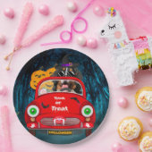 Bernese Mountain Dog Driving Car Beängstigend Hall Pappteller (Party)