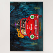 Bernese Mountain Dog Driving Car Beängstigend Hall Puzzle (Vertikal)