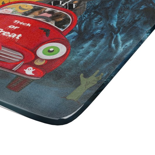 Bernese Mountain Dog Driving Car Beängstigend Hall Schneidebrett (Ecke)