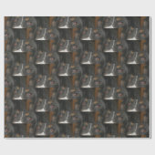 Bernese Mountain Dog Eyes Geschenkpapier (Flach)