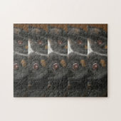Bernese Mountain Dog Eyes Puzzle (Horizontal)