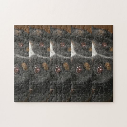 Bernese Mountain Dog Eyes Puzzle (Horizontal)