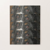 Bernese Mountain Dog Eyes Puzzle (Vertikal)