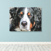 Bernese Mountain Dog Foto Image Leinwanddruck (Insitu (Holzboden))