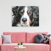 Bernese Mountain Dog Foto Image Leinwanddruck (Insitu (Wohnzimmer))