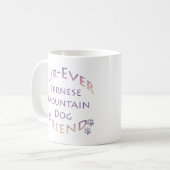 Bernese Mountain Dog Furever Kaffeetasse (Vorderseite Links)