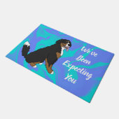 Bernese Mountain Dog Fußmatte (Schrägansicht)