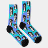 Bernese Mountain Dog Galaxy Socken (Rechts)