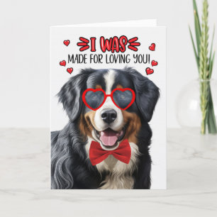 Bernese Mountain Dog Geboren für die Liebe Feiertagskarte