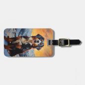Bernese Mountain Dog Gepäckanhänger (Vorderseite horizontal)