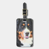 Bernese Mountain Dog Gepäckanhänger (Vorderseite vertikal)