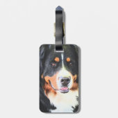 Bernese Mountain Dog Gepäckanhänger (Rückseite vertikal)