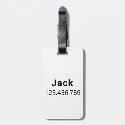 Bernese Mountain Dog | Gepäckanhänger (Rückseite vertikal)