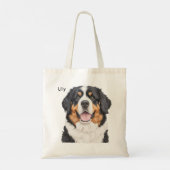 Bernese Mountain Dog Geschenk für Berner Sennenhon Tragetasche (Rückseite)