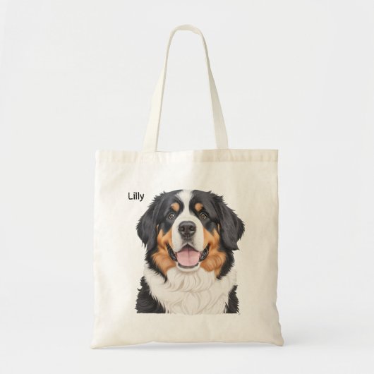 Bernese Mountain Dog Geschenk für Berner Sennenhon Tragetasche (Vorne)