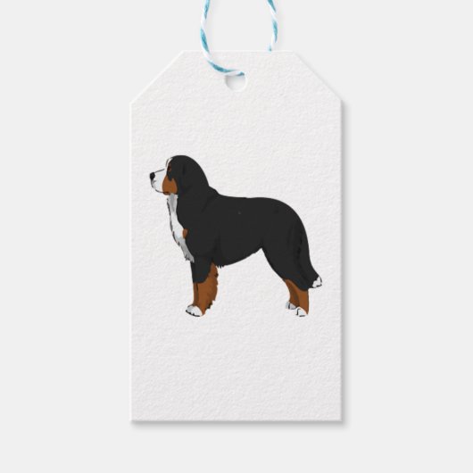 Bernese Mountain Dog Geschenkanhänger (Vorderseite)