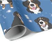 Bernese Mountain Dog Geschenkpapier (Rolleneckpunkt)