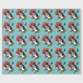 Bernese Mountain Dog Geschenkpapier (Flach)