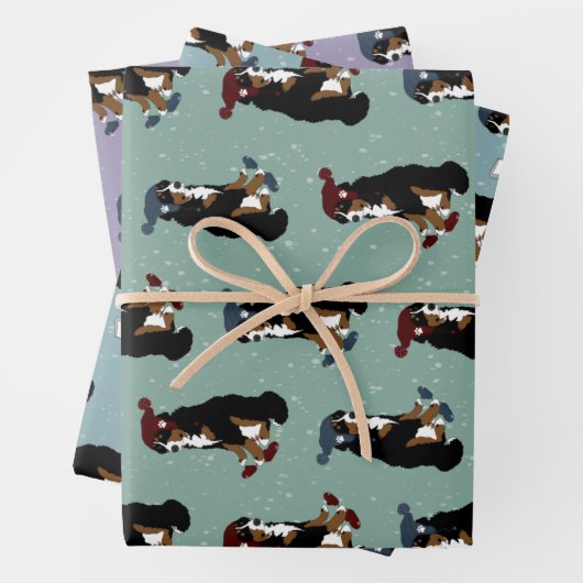 Bernese Mountain Dog Geschenkpapier Set (Beispiel)